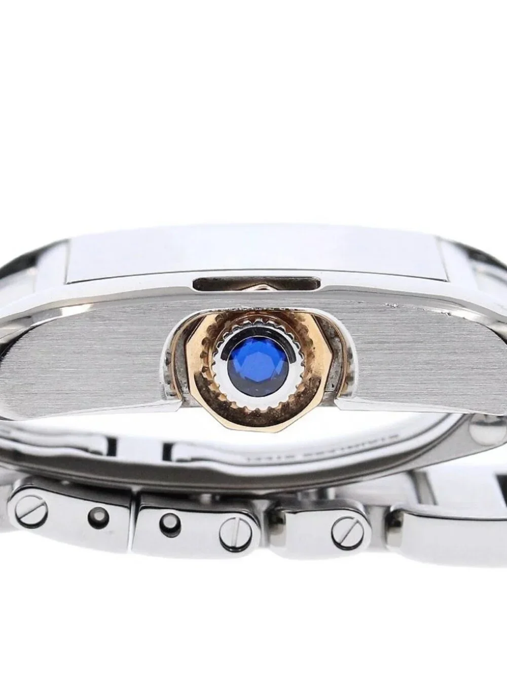 CARTIER Tank Anglaze SM W5310036 Silver Dial Quartz Ladies Watch_950688 - Picture 6 of 7